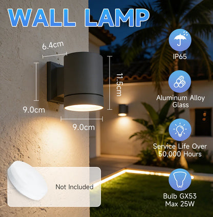 Modus Living Eclipse Waterproof Outdoor Wall Sconce