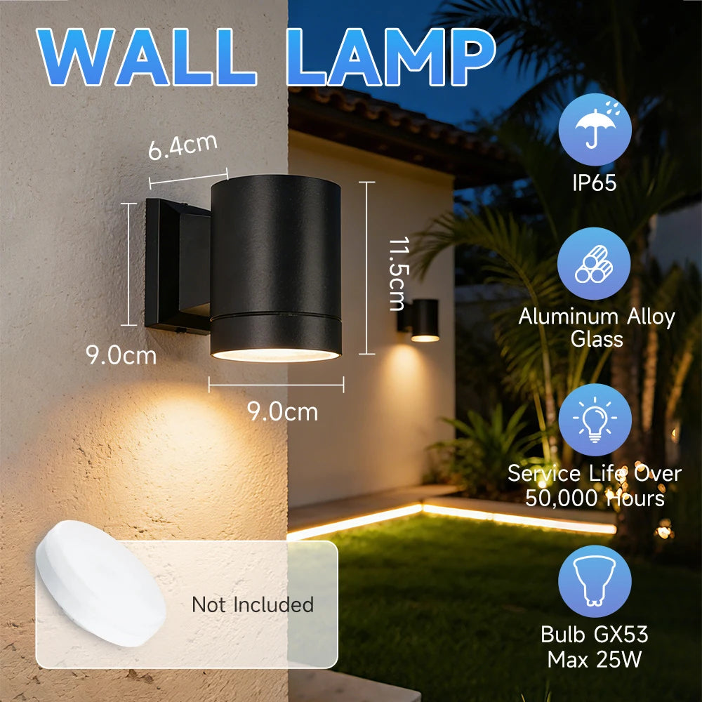 Modus Living Eclipse Waterproof Outdoor Wall Sconce