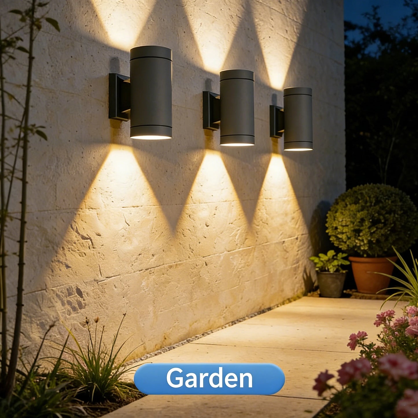 Modus Living Eclipse Waterproof Outdoor Wall Sconce