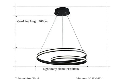 Modus Living Halo Modern LED Chandelier
