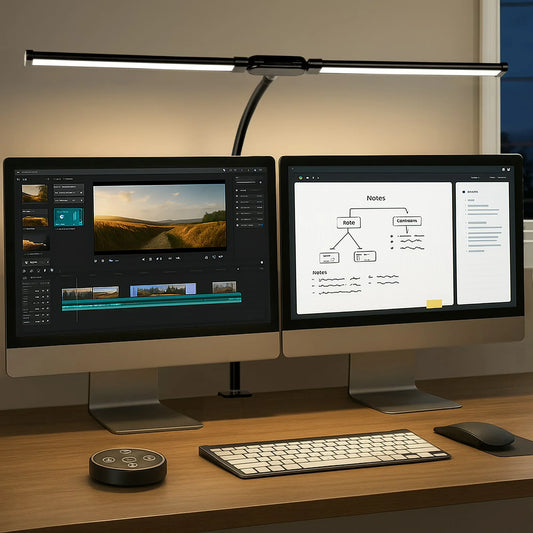 Modus Living Eclipse Dual-Head LED Desk Lamp