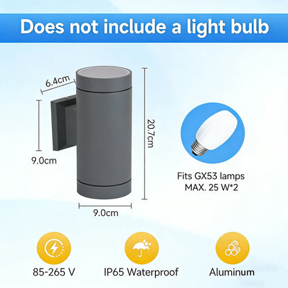 Modus Living Eclipse Waterproof Outdoor Wall Sconce